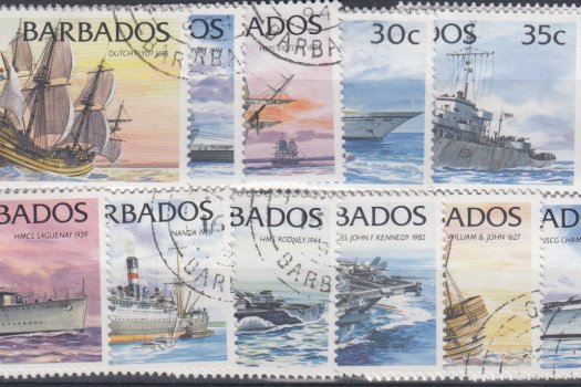 Barbados SG1029A-1042A | Ships Definitives 1994 (used) (2)