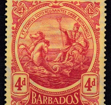 Barbados SG187 | 4d Red