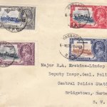 Barbados Silver Jubilee 1935 FDC on plain cover