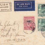 Barbados to Trinidad – B.W.I.A. First Flight Cover 27th November 1940
