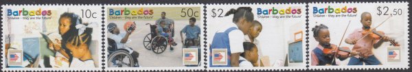 Barbados SG1294-1296 | Children they are the future (Washington 2006 International Stamp Exhibition)