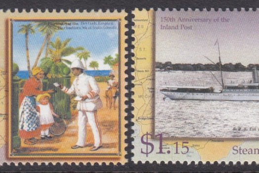 Barbados SG1207-1210 | 150th Anniversary of Inland Postal Service