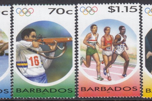 Barbados SG1247-1250 | Olympic Games, Athens 2004