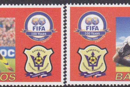 Barbados SG1251-1253 | Centenary of FIFA