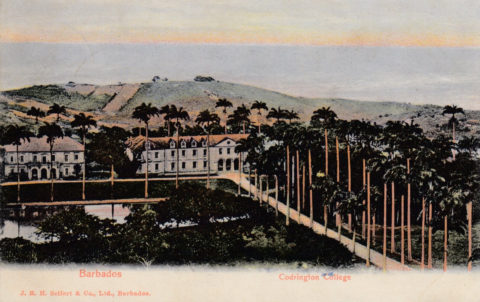 Barbados Postcard of Codrington College