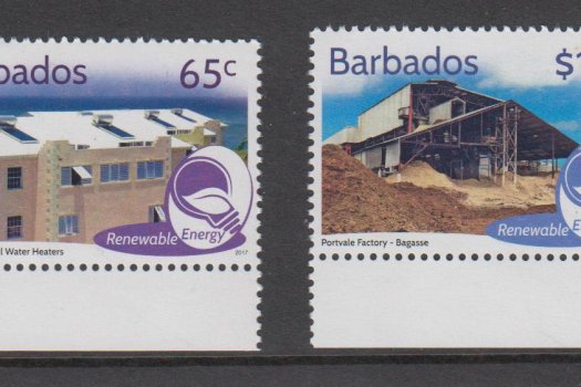 Barbados SG1487-90 | Renewable Energy in Barbados 2017