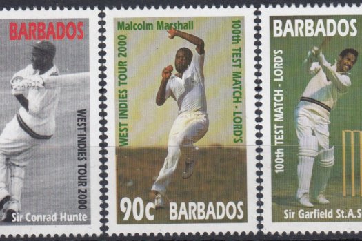 Barbados SG 1167-1169| West Indies Cricket Tour