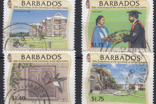 Barbados SG1125-1128 | 50th Anniversary of University of West Indies (used)