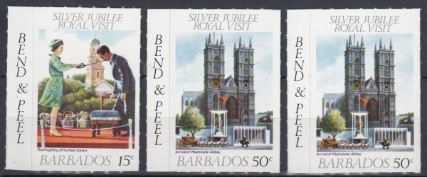 Barbados SG5904-592 | Silver Jubilee Royal Visit