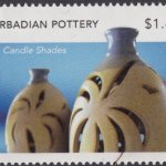 $1.40 Candle Shades | Barbadian Pottery | Barbados Stamps