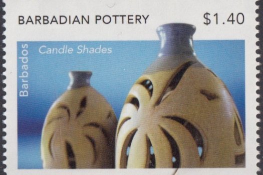 $1.40 Candle Shades | Barbadian Pottery | Barbados Stamps
