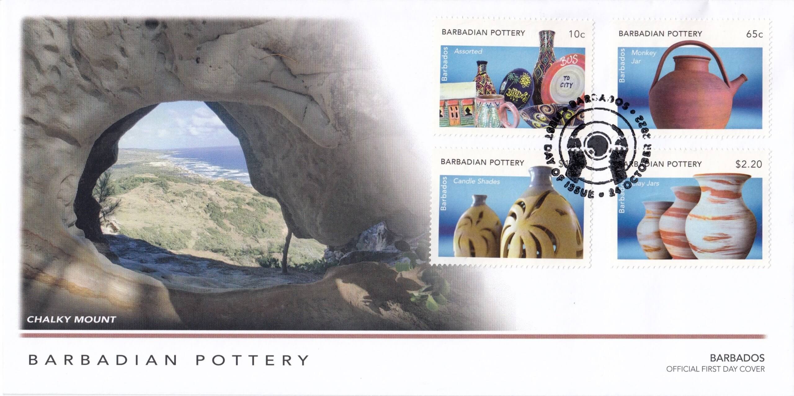 Barbadian Pottery First Day Cover | Barbados Stamps