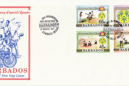 Barbados 1987 | 10th Anniversary of Special Olympics FDC