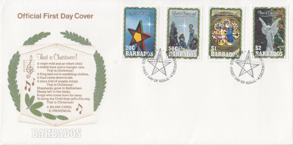 Barbados 1990 | Christmas 1990 FDC