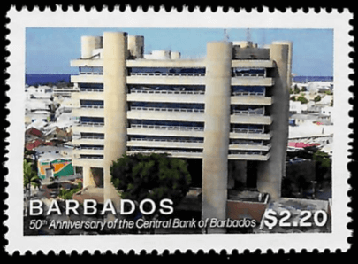 $2.20 Barbados Central Bank