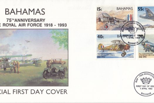 Bahamas 1993 | 75th Anniversary of the Royal Air Force FDC