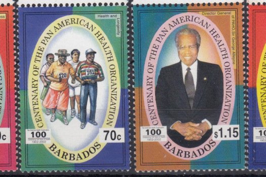 Barbados SG1222-1225 | Centenary of Pan American Health Organisation 2002