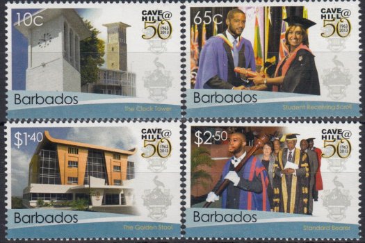Barbados SG1422-1425 | 50th Anniversary of the University of West Indies 2014