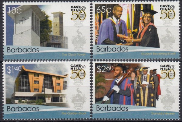 Barbados SG1422-1425 | 50th Anniversary of the University of West Indies 2014