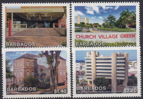 Barbados SG1517-1520 | Central Bank of Barbados 2023