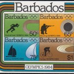 Barbados MS749 | Olympic Games Los Angeles 1984 Souvenir Sheet