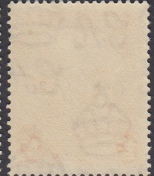 Barbados SG250b | 1½ d Orange p14 1938-47 George VI Badge of the Colony (rear)