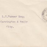 Barbados 1947 3d Blue SG252c FDC on plain cover with St John cancel
