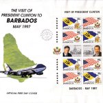 Barbados 1997 | Visit of President Clinton of U.S.A. FDC