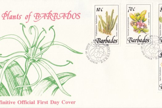 Barbados 1989 | Wild Plants of Barbados Definitive FDC (4)