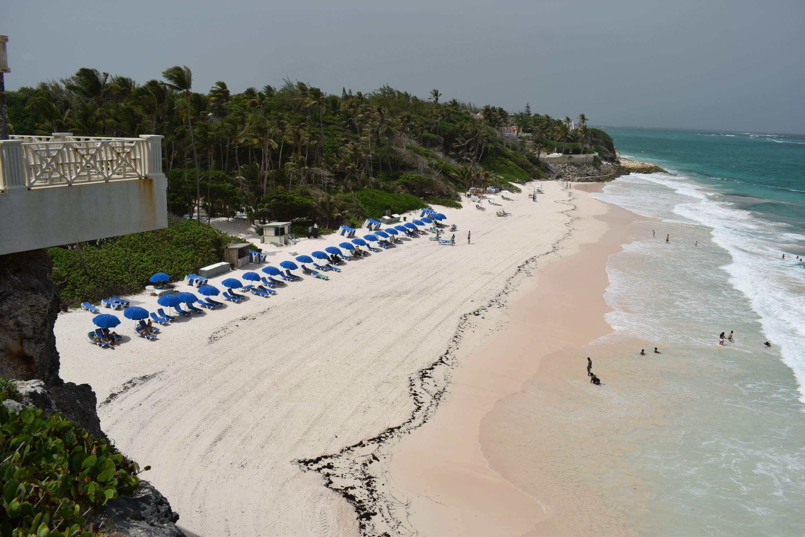 The pink sands at Crane Beach, Barbados