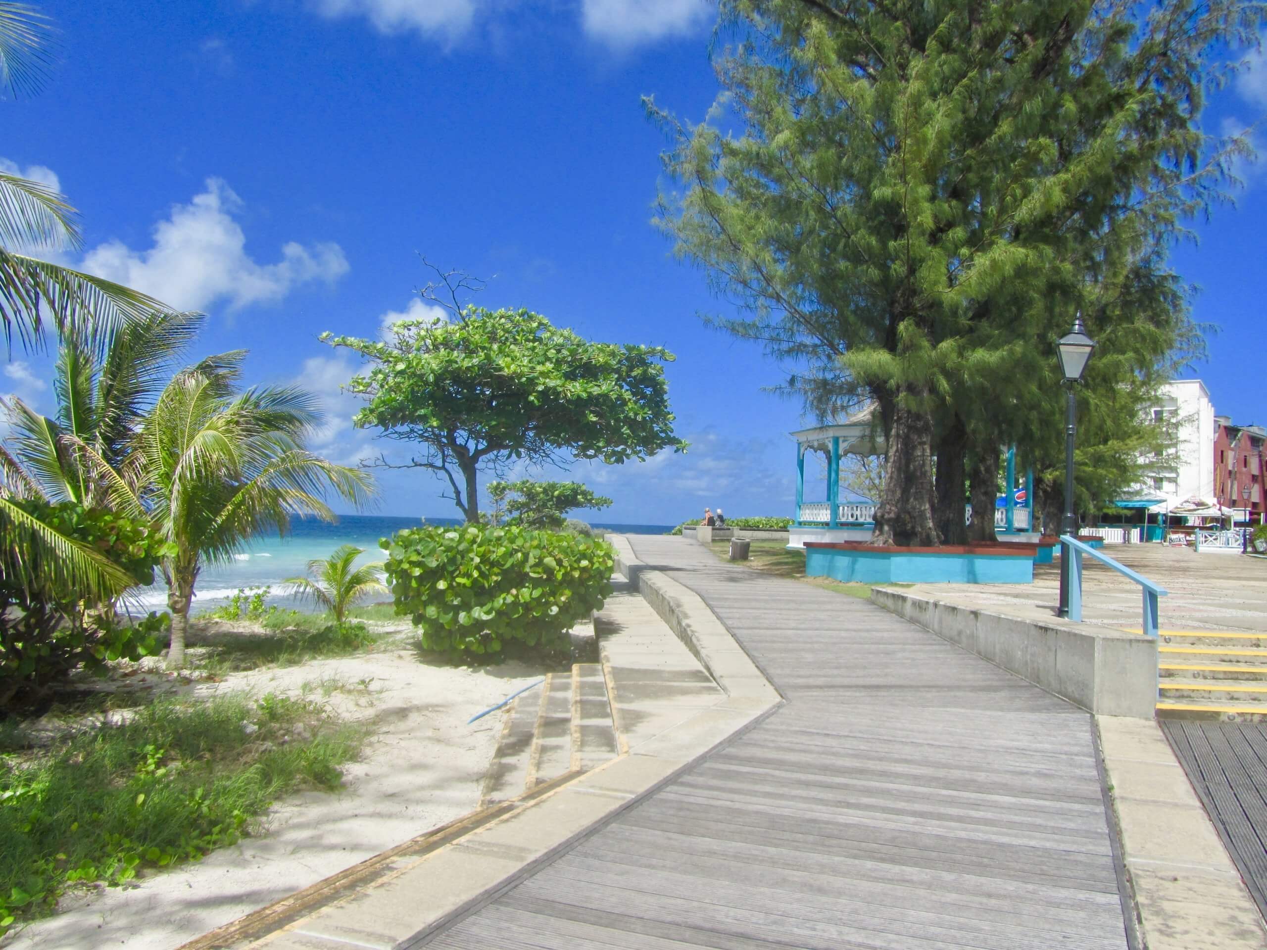 The Richard Haynes boardwalk, Hastings, Barbados