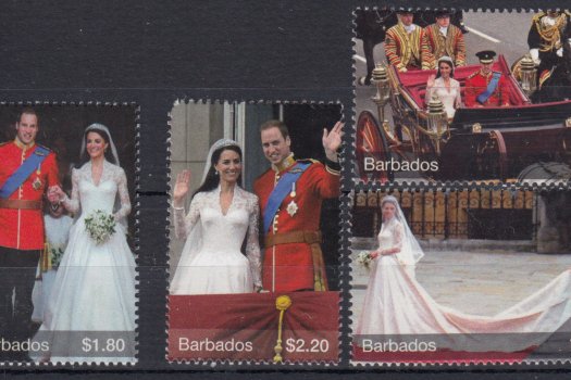 SG 1379-1382 The Royal Wedding of Prince William and Kate Middleton