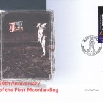 Barbados 1999 30th Anniversary of the First Manned Moon Landing (Private producer) 40c stamp only FDC