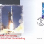 Barbados 1999 30th Anniversary of the First Manned Moon Landing (Private producer) 45c stamp only FDC