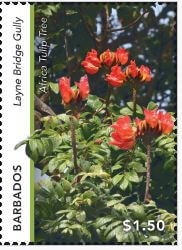 Layne Bridge Gully $1.50 | Barbados Stamps