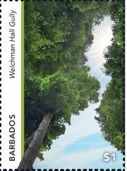 Welchman Hall Gully $1.00 | Barbados Stamps