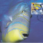Barbados 2006 | Queen Triggerfish Maximum Card $2.10 stamp