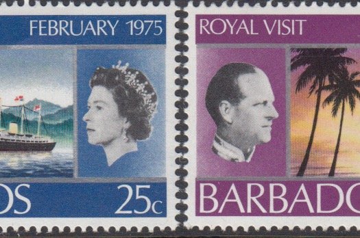 Barbados SG506-509 | Royal Visit 1975