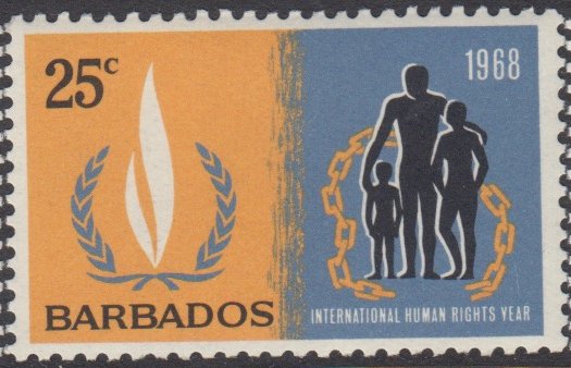 Barbados SG378-380 | Human Rights Year