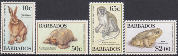 Barbados SG884-887 | Wildlife Preservation
