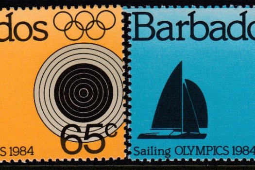 Barbados SG745-748 | Olympic Games Los Angeles 1984