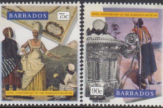 Barbados SG1004-1007 | 60th Anniversary of Barbados Museum