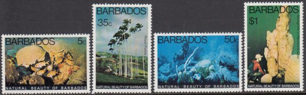 Barbados SG577-580 | Natural Beauty of Barbados