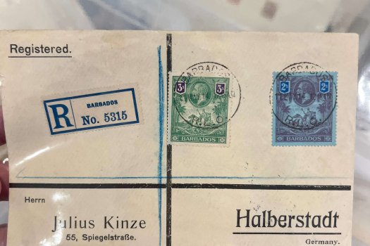 Cover found in dealers box at York Stamp Fair