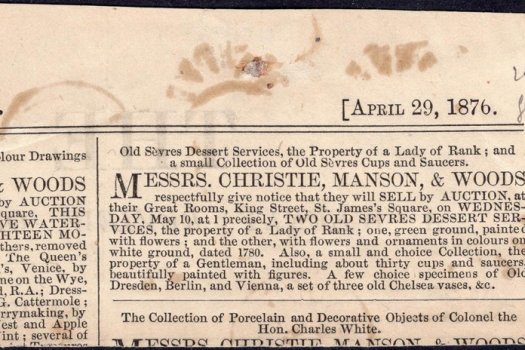 Barbados SG67 reverse of newspaper masthead showing date