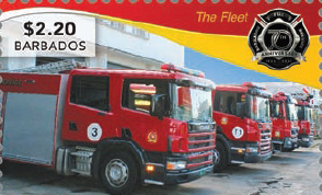 Exclusive first peek at the new 70th Anniversary of the Barbados Fire Service stamps