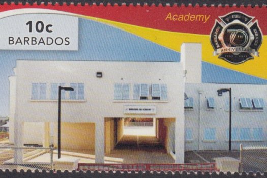 70th Anniversary of the Barbados Fire Service - 10c stamp