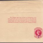Barbados 1893 | Newspaper Wrapper ½d on 1d carmine HG3