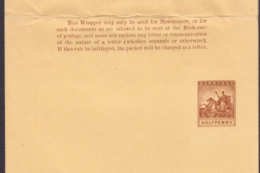 Barbados 1902 | Newspaper Wrapper ½d brown HG4