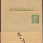 Barbados 1938 | Newspaper Wrapper ½d green (specimen)